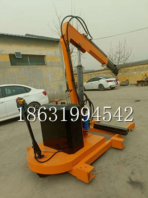 石楼县自卸车厢随车吊 自制轮式四不像起重机 四驱平板吊 5吨 贵盛